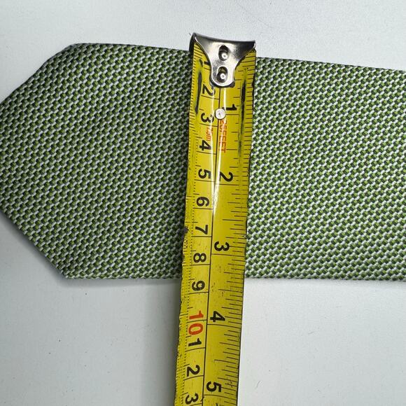 Authentic Hermes 100% Silk Mens Neck Tie Gray Made France - Picture 10 of 11